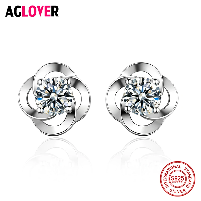 Flower Zircon Stud Earring Female 925 Pure Silver Small Lovely Earrings Fashion Women Jewelry Earring Anti Allergic
Flower Zircon Stud Earring Female 925 Pure Silver Small Lovely Earrings Fashion Women Jewelry Earring Anti Allergic