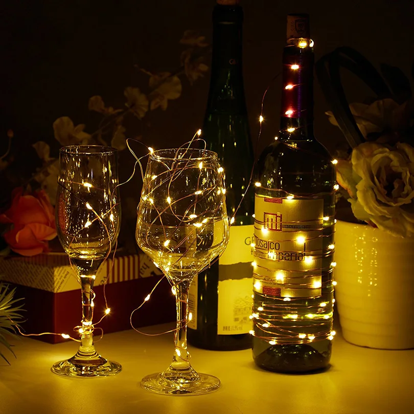 10Pcs/lot 1M 2M 3M 5M LED Copper Wire String Light 2*CR2032 Battery Powered Christmas Wedding Party Ramadan Decoration Light
10Pcs/lot 1M 2M 3M 5M LED Copper Wire String Light 2*CR2032 Battery Powered Christmas Wedding Party Ramadan Decoration Light