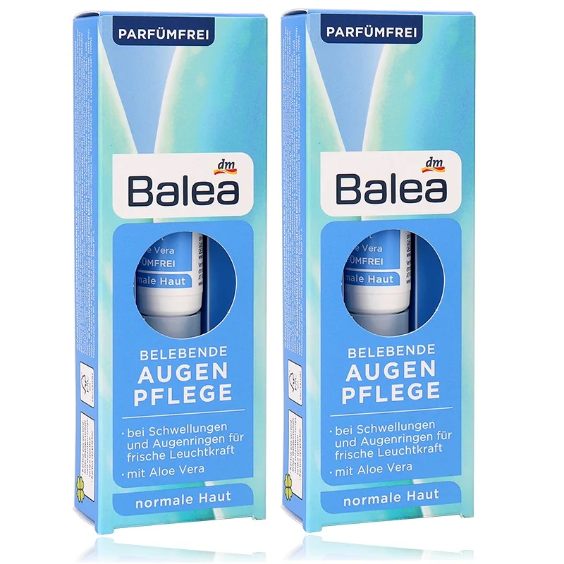 2PCS Germany Balea Revitalizing Eye Cream Invigorating refreshing Eye cream Gel caffeine & vitaminC Fight swelling dark circles
2PCS Germany Balea Revitalizing Eye Cream Invigorating refreshing Eye cream Gel caffeine & vitaminC Fight swelling dark circles