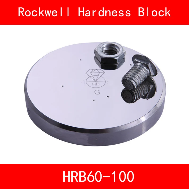 Rockwell HRB60-100 Scales B Metallic Rockwell Hardness Reference Blocks HRB Hardness Test Standard Block for Hardness Tester
Rockwell HRB60-100 Scales B Metallic Rockwell Hardness Reference Blocks HRB Hardness Test Standard Block for Hardness Tester