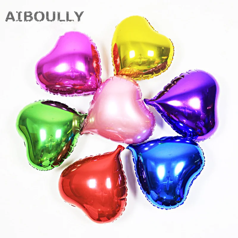 50pcs/lot 5inch Mini Foil Heart Balloon Birthday Christmas New Year Party Wedding Decoration Supplies Balloon kids gifts
50pcs/lot 5inch Mini Foil Heart Balloon Birthday Christmas New Year Party Wedding Decoration Supplies Balloon kids gifts