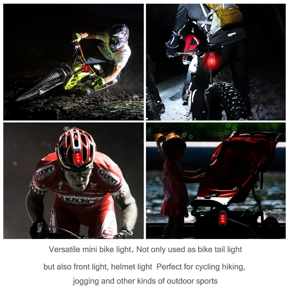 Bicycle Light Smart Bicycle 3 Mode 3 LED Taillight Rear Tail Safety Warning Cycling Portable Light
Bicycle Light Smart Bicycle 3 Mode 3 LED Taillight Rear Tail Safety Warning Cycling Portable Light