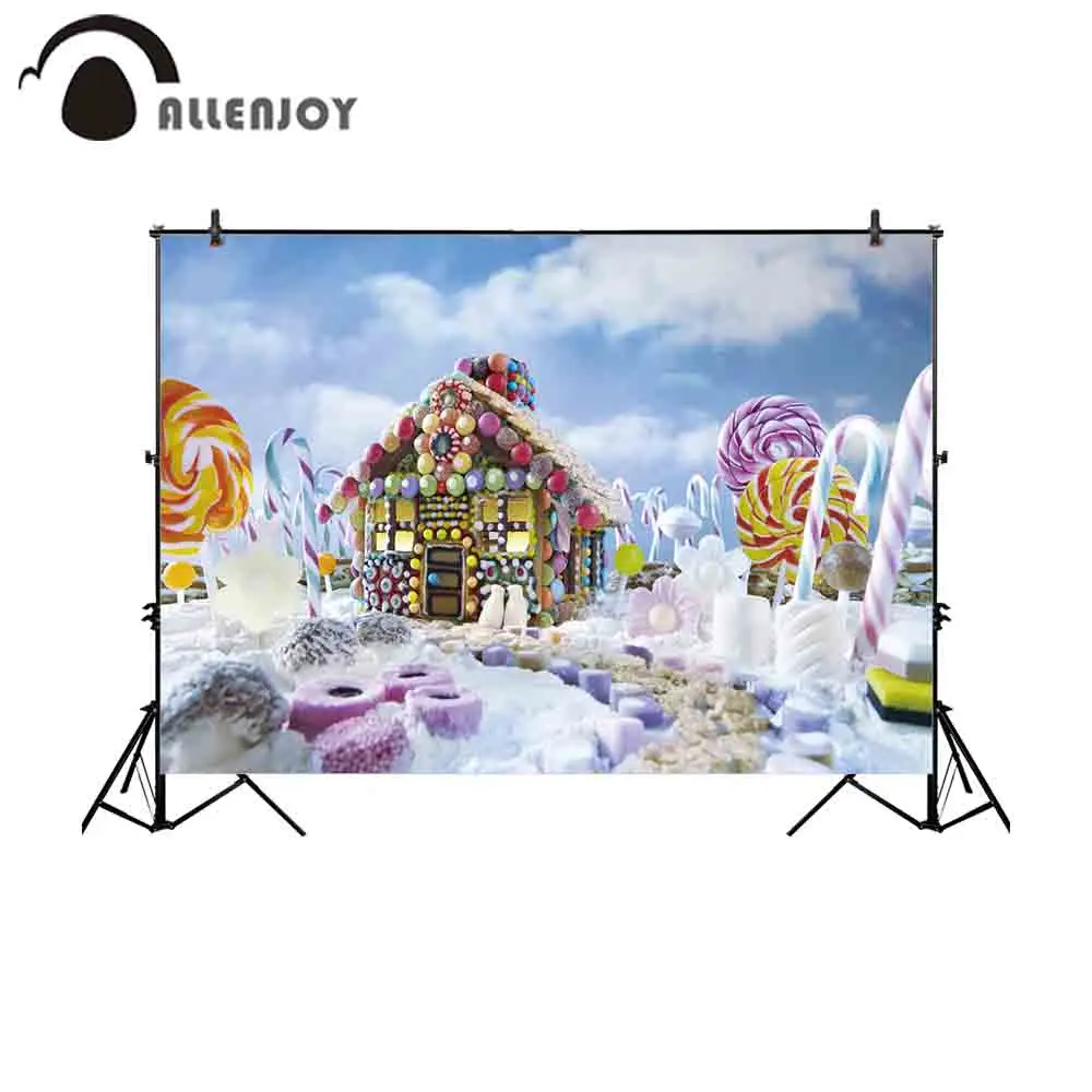 Allenjoy kids background for photography gingerbread house christmas candy canes sweets backdrop photo studio newborn photocall
Allenjoy kids background for photography gingerbread house christmas candy canes sweets backdrop photo studio newborn photocall