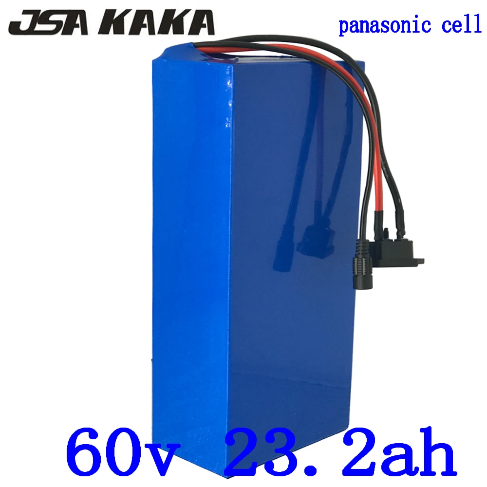 60V Lithium battery pack 60V electric scooter battery 60V 23AH ebike battery use panasonic cell for 60V 1500W 2000W 2500W motor
60V Lithium battery pack 60V electric scooter battery 60V 23AH ebike battery use panasonic cell for 60V 1500W 2000W 2500W motor
