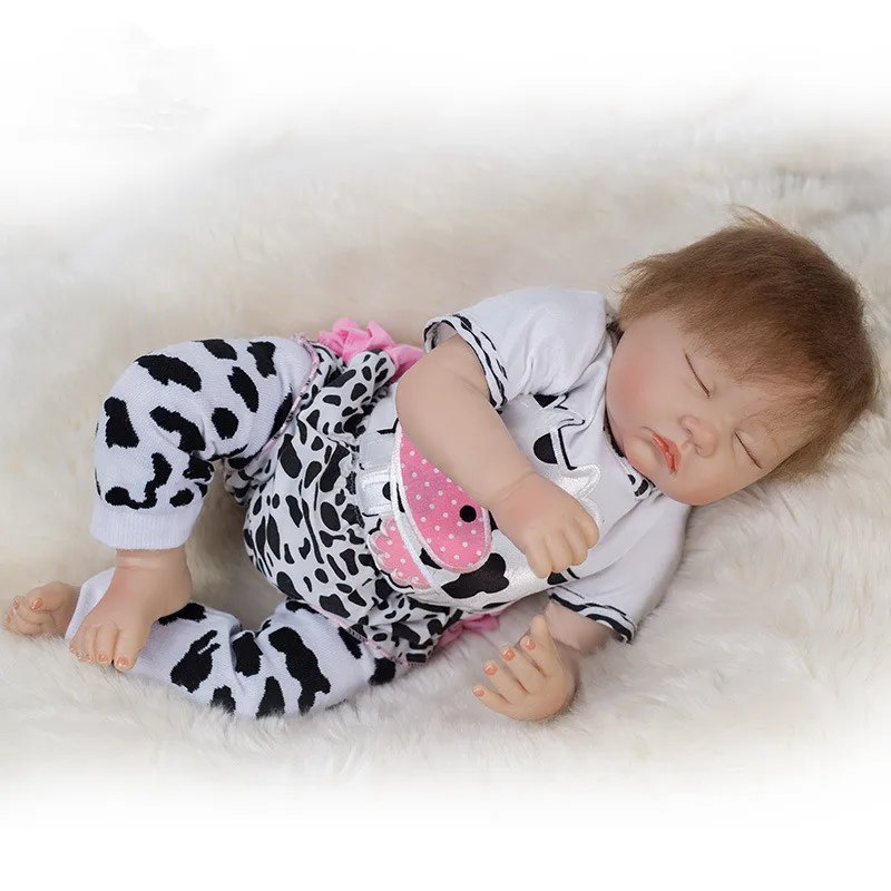 19 inch high Silicone Toddler Vinyl Reborn Baby Girl Doll Newborn Lifelike Handmade Toys gift in Gentle Touch Safety Tested
19 inch high Silicone Toddler Vinyl Reborn Baby Girl Doll Newborn Lifelike Handmade Toys gift in Gentle Touch Safety Tested