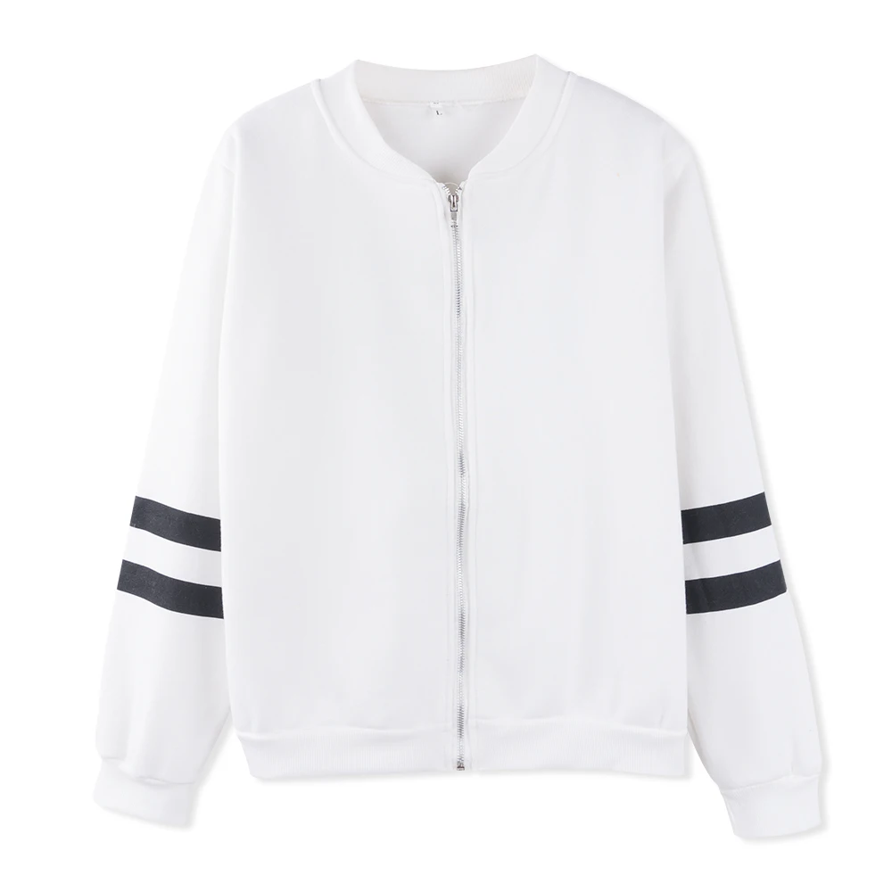 Neatie kiddie 2019 New Fashion Black Stripe Patchwork Sleeve Women Slim Jacket Coat Zipper O-neck Casual Outwear
Neatie kiddie 2019 New Fashion Black Stripe Patchwork Sleeve Women Slim Jacket Coat Zipper O-neck Casual Outwear
