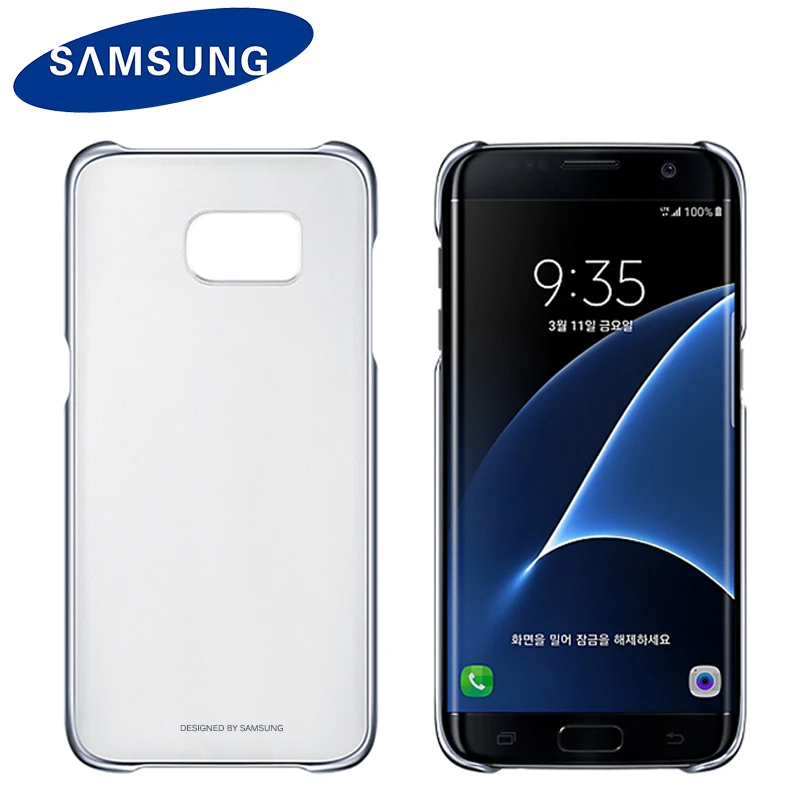 Оригинальный чехол для телефона samsung Galaxy S7 G930 Edge G935 ударопрочный прозрачная