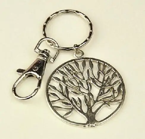 10pcs Vintage Silver Tree of life Charm Clasp Keychain Ring For Keys Car Key Ring Couple Key Chain Jewelry DIY Accessories B75
10pcs Vintage Silver Tree of life Charm Clasp Keychain Ring For Keys Car Key Ring Couple Key Chain Jewelry DIY Accessories B75