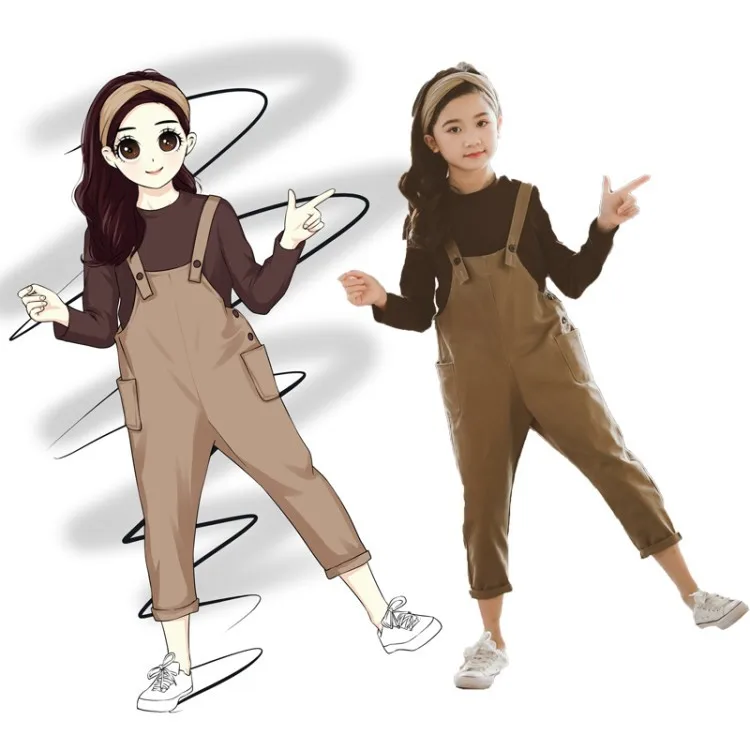 Girl Clothing Long Sleeve O-neck Clothes Set Solid Tops+Condole Belt Pants Outfits Kid Spring Autumn Suit Ropa Para Adolecentes
Girl Clothing Long Sleeve O-neck Clothes Set Solid Tops+Condole Belt Pants Outfits Kid Spring Autumn Suit Ropa Para Adolecentes