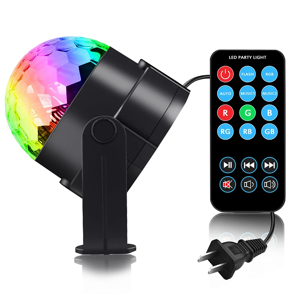 Holiday Light 3W RGB Led Stage Lights Effect Sound Control Party Disco Ball DJ KTV Strobe Light For Christmas Home Xmas Wedding
Holiday Light 3W RGB Led Stage Lights Effect Sound Control Party Disco Ball DJ KTV Strobe Light For Christmas Home Xmas Wedding