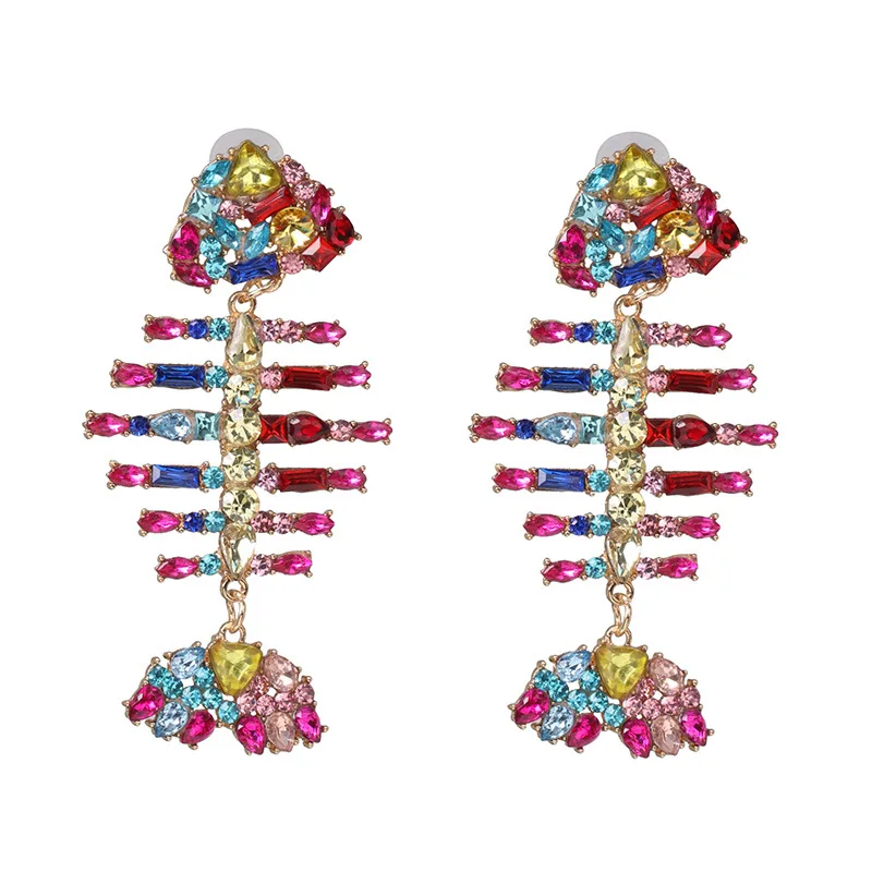 Europe and the United States exaggerate big tassel earrings fashion female long joker character set auger claw chain fishbone ea
Europe and the United States exaggerate big tassel earrings fashion female long joker character set auger claw chain fishbone ea