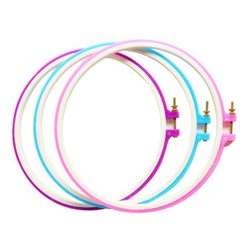 1Pcs 7-10 Inch Sewing Accessories Multicolor Plastic Embroidery Hoop Round Cross Stitch Accessories Adjustable Sewing Tool Frame
1Pcs 7-10 Inch Sewing Accessories Multicolor Plastic Embroidery Hoop Round Cross Stitch Accessories Adjustable Sewing Tool Frame