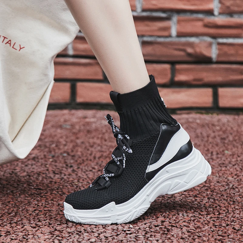 WETKISS Leather Stretch sneakers Women Ankle Boots Footwear Flat With Female Boot Platform Knitted Shoes Women sneakers 2019 New
WETKISS Leather Stretch sneakers Women Ankle Boots Footwear Flat With Female Boot Platform Knitted Shoes Women sneakers 2019 New