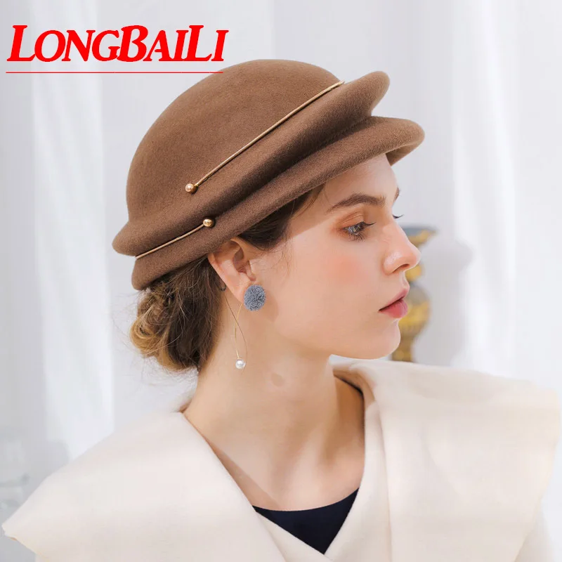 Winter Elegant Wool Felt Beret Caps For Women Painter Caps Female Free Shipping SWDW017
Winter Elegant Wool Felt Beret Caps For Women Painter Caps Female Free Shipping SWDW017