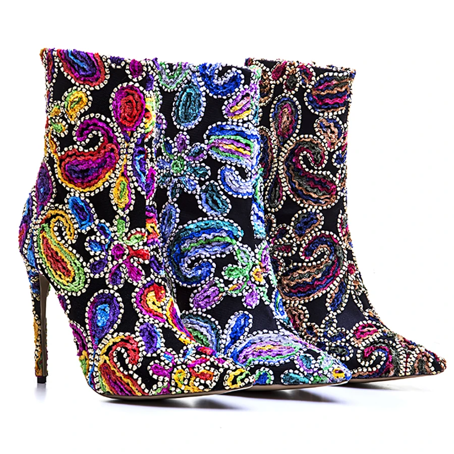 Original Intention New Gorgeous Women Ankle Boots 2019 Pointed Toe Thin Heels Red Blue Purple Shoes Woman US Size 3-10.5
Original Intention New Gorgeous Women Ankle Boots 2019 Pointed Toe Thin Heels Red Blue Purple Shoes Woman US Size 3-10.5