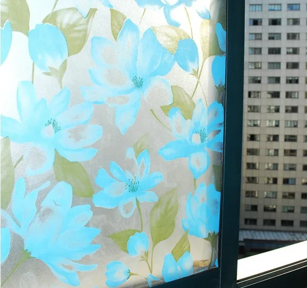 Blue Flowers! Static Cling 90cm Wideth Sliding Door Living Room or BedRoom Frosted Glass Window Film Static Window
Blue Flowers! Static Cling 90cm Wideth Sliding Door Living Room or BedRoom Frosted Glass Window Film Static Window