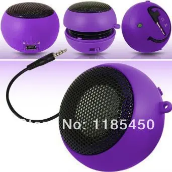 Mini Hamburger Travel Protable Speaker for PC Computer Laptop MP3 MP4 Ipod iPhone Purple | Электроника