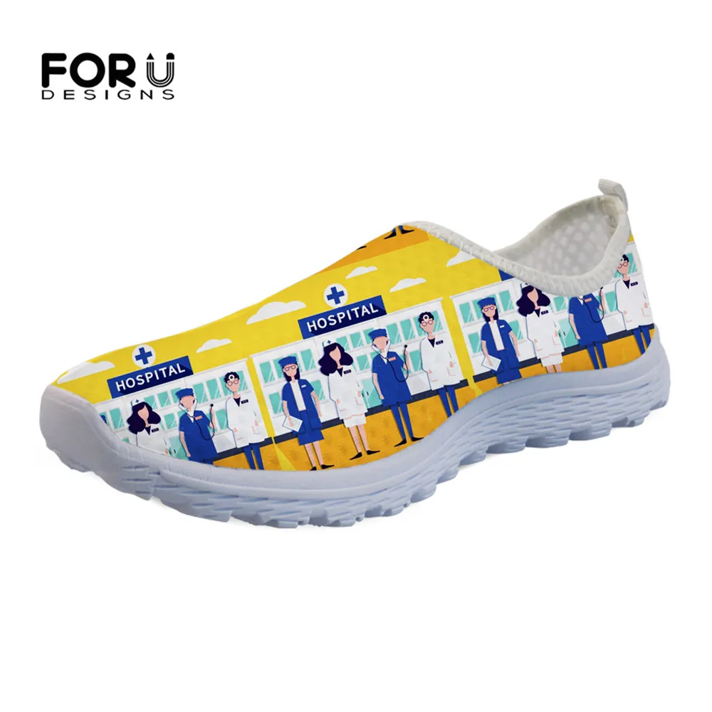 FORUDESIGNS Flats Shoes Women Summer 2019 Fashion Hospital Nurse Doctors Prints Lightweight Mesh Comfortable Mesh Sneakers Woman
FORUDESIGNS Flats Shoes Women Summer 2019 Fashion Hospital Nurse Doctors Prints Lightweight Mesh Comfortable Mesh Sneakers Woman