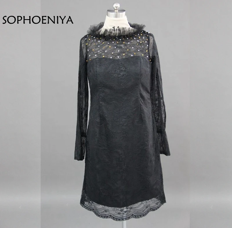 New Arrival Long sleeve mother of the bride dresses 2021 Vestido noiva Cheap Black Lace mother of the bride dress
New Arrival Long sleeve mother of the bride dresses 2021 Vestido noiva Cheap Black Lace mother of the bride dress