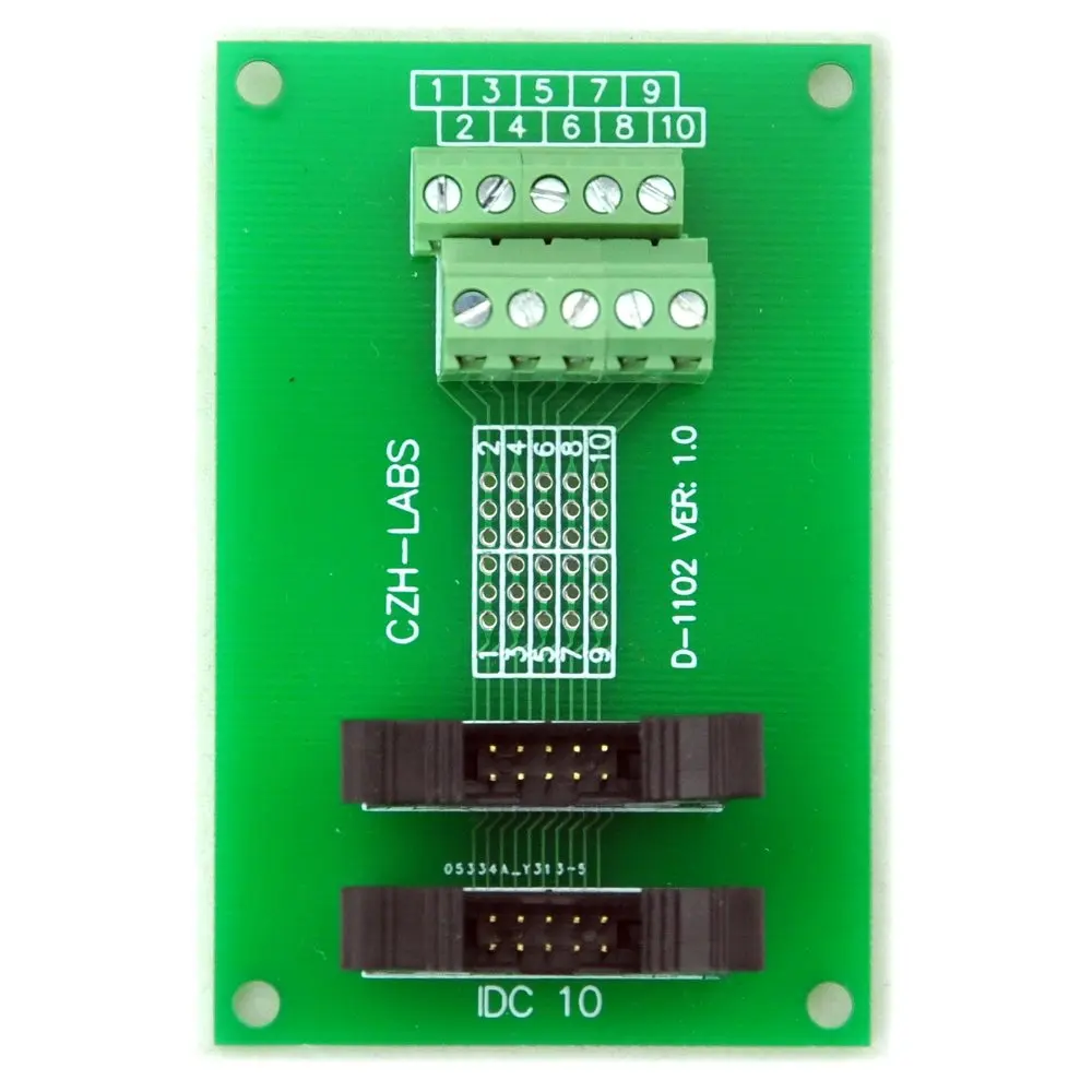 IDC-10 2x5pins 2,0 мм двойной разъем для мужчин коммутационная плата, винтовые клеммы разъема.
IDC-10 2x5pins 2,0 мм двойной разъем для мужчин коммутационная плата, винтовые клеммы разъема.