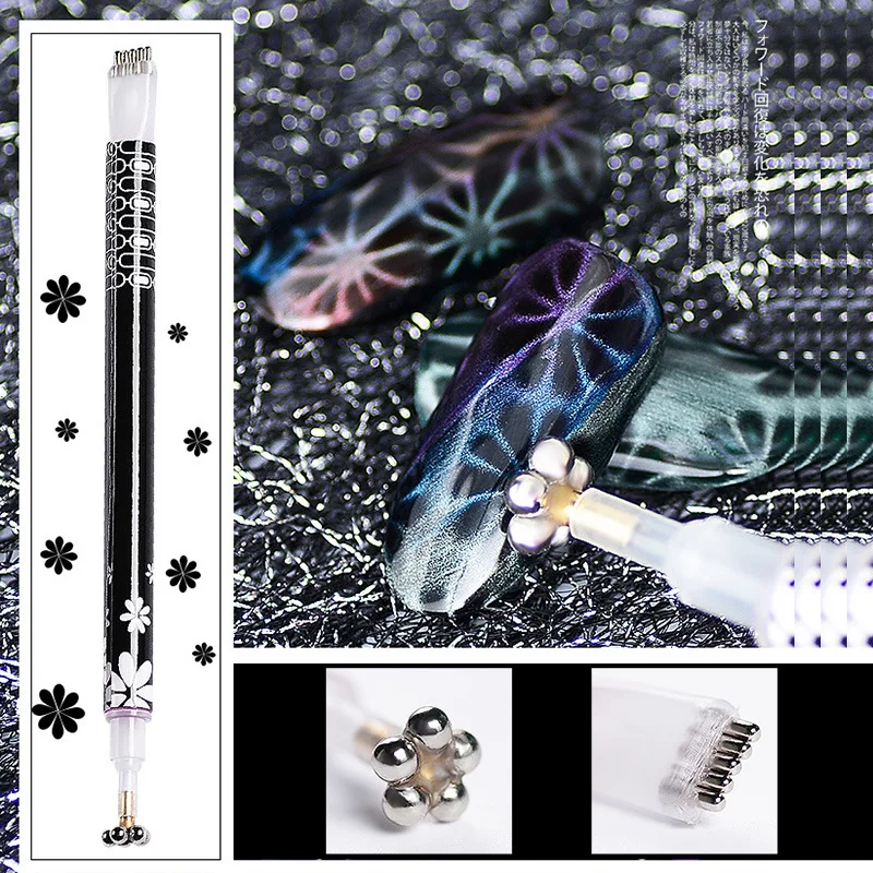 1PC New 2Colors Nail Art Flower Cat Eye Magnet Pen Strip Magical Stick DIY Magic 3D Magnetic Polish UV Gel Polish Cat Eyes Rod
1PC New 2Colors Nail Art Flower Cat Eye Magnet Pen Strip Magical Stick DIY Magic 3D Magnetic Polish UV Gel Polish Cat Eyes Rod