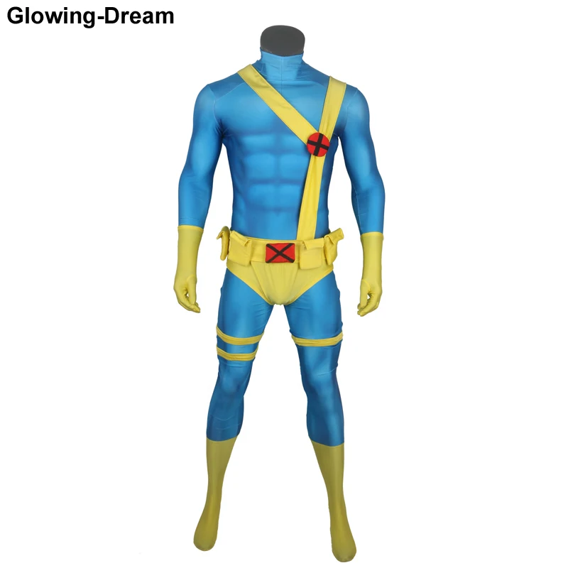 High Quality 3D Print Cyclops Cosplay Costume With U zipper Muscle Shade Cyclops Zentai Suit With Accessory For Halloween Party
High Quality 3D Print Cyclops Cosplay Costume With U zipper Muscle Shade Cyclops Zentai Suit With Accessory For Halloween Party