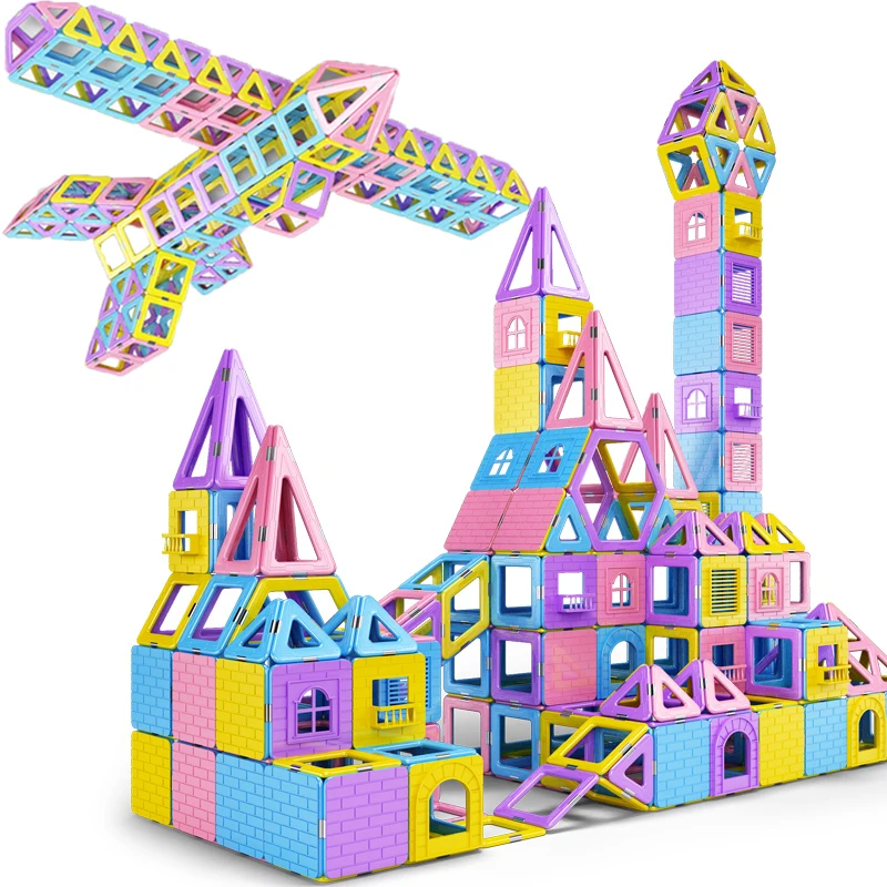 81-137PCS Kids Magnetic Blocks Construction Enlighten Assembly Building Blocks Toys Kids Educational DIY Plastic Brick
81-137PCS Kids Magnetic Blocks Construction Enlighten Assembly Building Blocks Toys Kids Educational DIY Plastic Brick