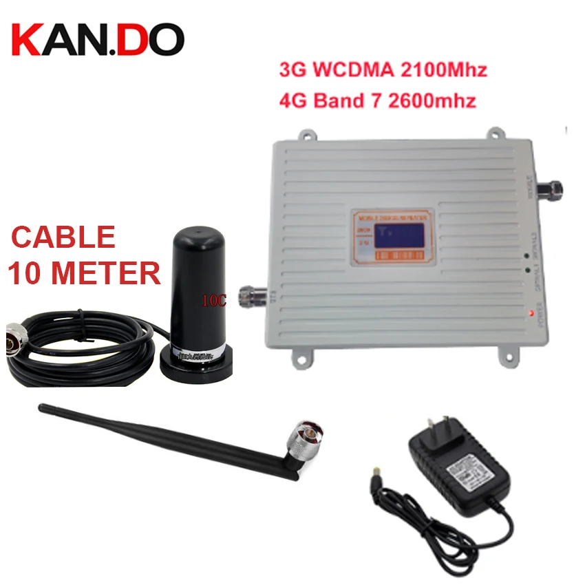 Home use 3G 4G booster repeater set w/ antenna 3G WCDMA &4G amplier BAND7 LTE 4G booster 22dbm 65dbi 2600mhz 4G booster repeater
Home use 3G 4G booster repeater set w/ antenna 3G WCDMA &4G amplier BAND7 LTE 4G booster 22dbm 65dbi 2600mhz 4G booster repeater