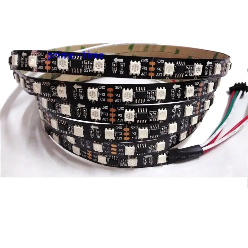 5 м WS2811 12 в 60 светодиодов/м 20 шт. ws2811 ic/метр (20 пикселей) светодиодная цифровая полоса черная печатная плата; Адресуемая; Цвет Мечты; Не водонеп...
5 м WS2811 12 в 60 светодиодов/м 20 шт. ws2811 ic/метр (20 пикселей) светодиодная цифровая полоса черная печатная плата; Адресуемая; Цвет Мечты; Не водонеп...