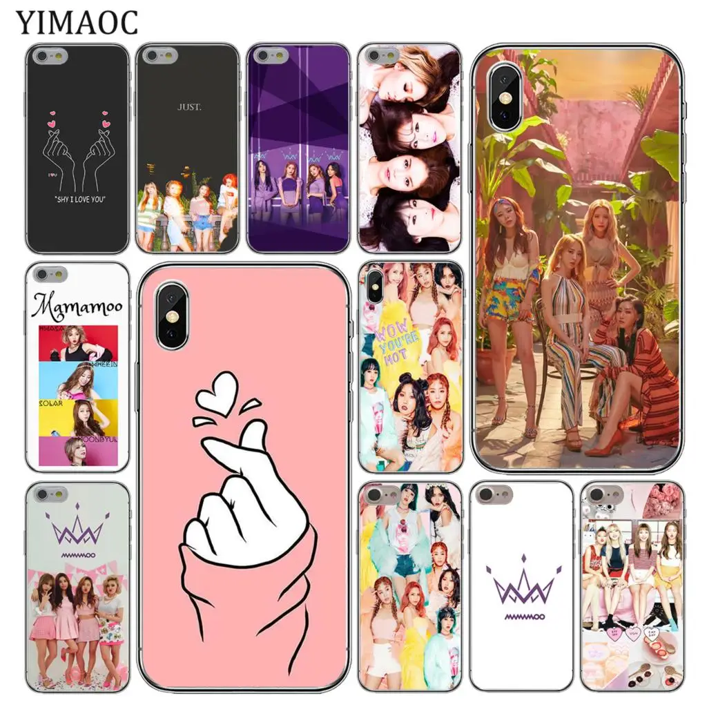 YIMAOC kpop mamamoo Мягкий силиконовый чехол для Apple iPhone 11 Pro X XR XS Max 6 6S 7 8 Plus 5 5S SE 10 TPU чехлы