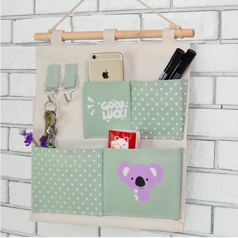 Home Canvas Storage bag Creative Wardrobe Hang Bag Wall Pouch Cosmetic Toys Organize Pockets stationery Contain for Room L05
Home Canvas Storage bag Creative Wardrobe Hang Bag Wall Pouch Cosmetic Toys Organize Pockets stationery Contain for Room L05
