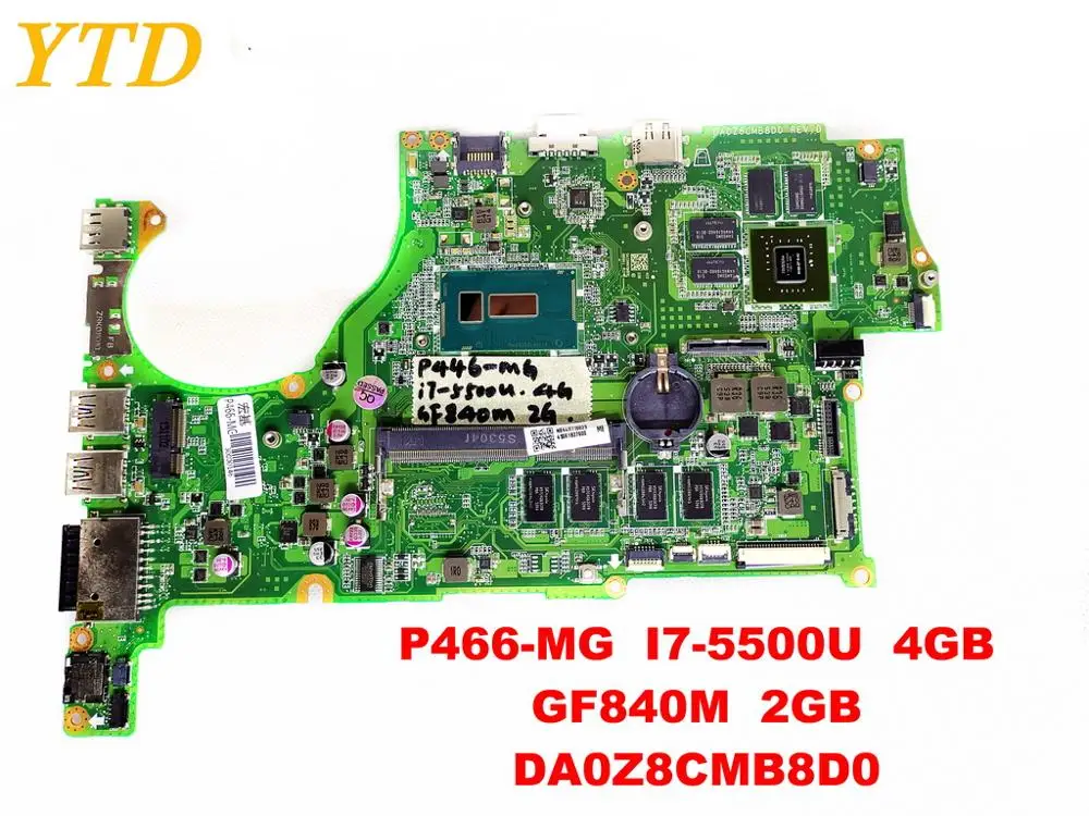 Оригинальный Для ACER P466-MG Материнская плата ноутбука P466-MG I7-5500U 4 Гб GF840M 2 Гб DA0Z8CMB8D0 испытанное хорошее Бесплатная доставка
Оригинальный Для ACER P466-MG Материнская плата ноутбука P466-MG I7-5500U 4 Гб GF840M 2 Гб DA0Z8CMB8D0 испытанное хорошее Бесплатная доставка