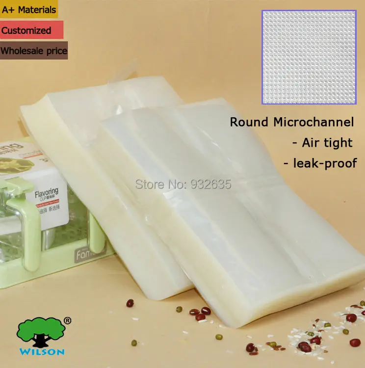 12x20cm (4.7''x7.9'') 100 pcs 5.1 mils One Side Embossed Vacuum Sealer FoodVacBags Storage Bags Free Shipping
12x20cm (4.7''x7.9'') 100 pcs 5.1 mils One Side Embossed Vacuum Sealer FoodVacBags Storage Bags Free Shipping