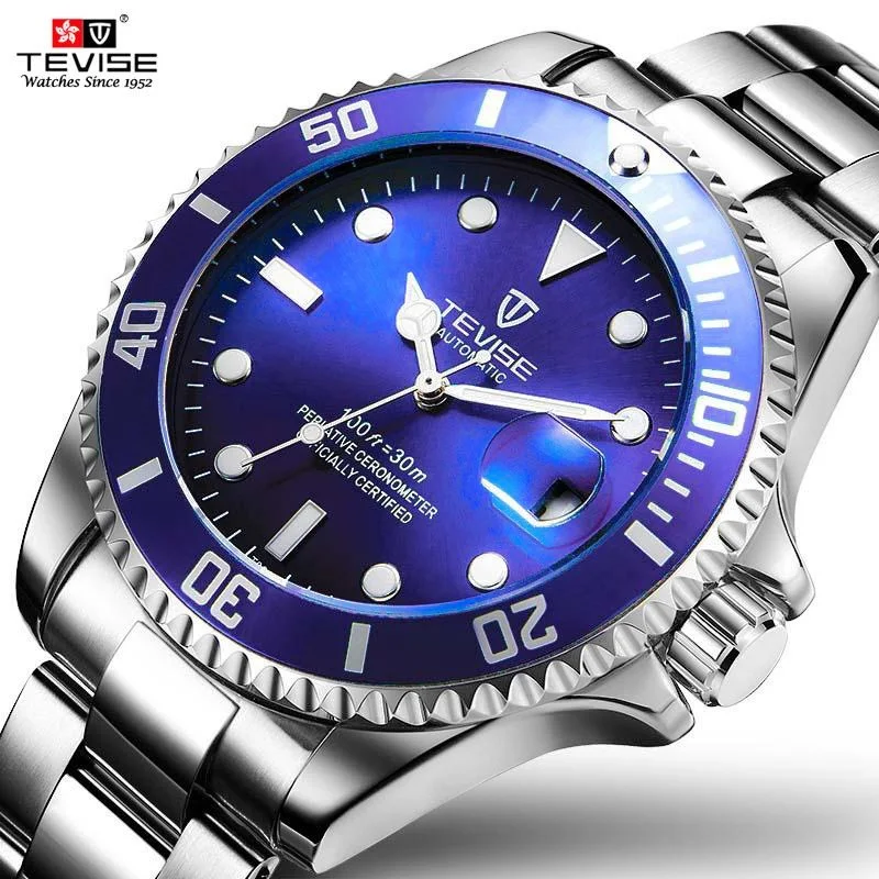 TEVISE Men Watches Automatic Mechanical Men's Watch Luxury Brand Waterproof Luminous Mens Calendar Wrist Watch Relogio Masculino
TEVISE Men Watches Automatic Mechanical Men's Watch Luxury Brand Waterproof Luminous Mens Calendar Wrist Watch Relogio Masculino