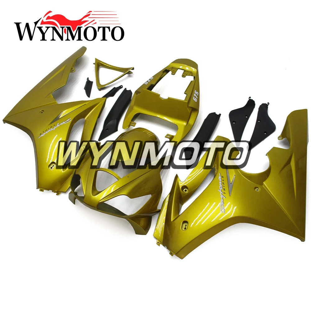 Complete Fairings For Triumph Daytona 675 2006-2008 2007 Injection ABS Plastics Motorcycle Bodywork Panels Hull Gloss Gold Cover
Complete Fairings For Triumph Daytona 675 2006-2008 2007 Injection ABS Plastics Motorcycle Bodywork Panels Hull Gloss Gold Cover