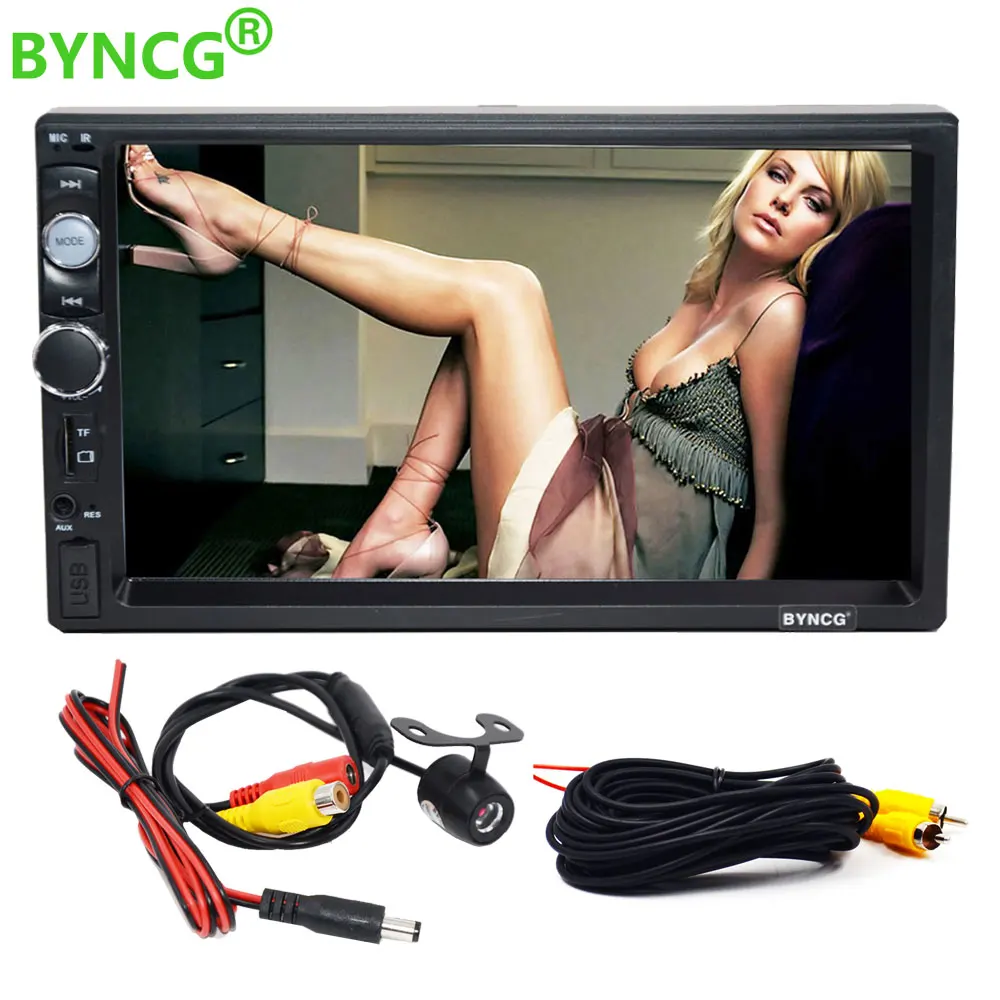 Автомагнитола BYNCG Автомобильная магнитола 12 в Bluetooth V2.0 Аудиомагнитола стерео 2 Din