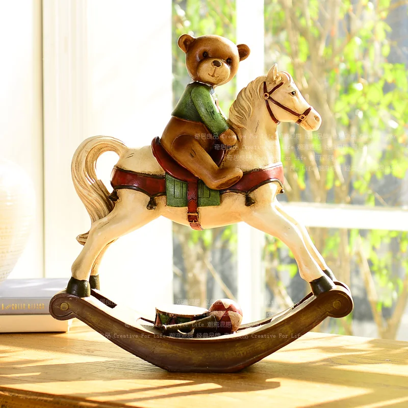 High quality american quality resin home decoration accessories rollaround horse decoration
High quality american quality resin home decoration accessories rollaround horse decoration