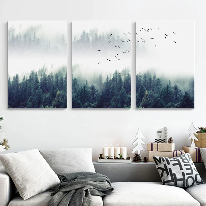 Nordic Decoration Forest Lanscape Wall Art Canvas Poster and Print Canvas Painting Decorative Picture for Living Room Home Decor
Nordic Decoration Forest Lanscape Wall Art Canvas Poster and Print Canvas Painting Decorative Picture for Living Room Home Decor