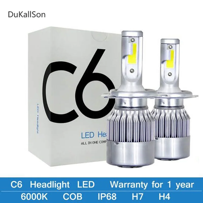 2Pcs H4 Led H1 H3 H11 9005 9006 H7 H27 880 9004 h13 Beam LED Headlight Bulbs Light Lamp 12V 6000K IP68 COB Auto LED Lamp Bulb
2Pcs H4 Led H1 H3 H11 9005 9006 H7 H27 880 9004 h13 Beam LED Headlight Bulbs Light Lamp 12V 6000K IP68 COB Auto LED Lamp Bulb