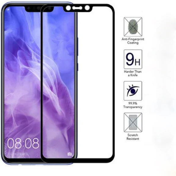 Закаленное стекло 2.5D с полным покрытием для Huawei G9 Lite V8 Nova 3 3i Smart 2 Plus Защитная