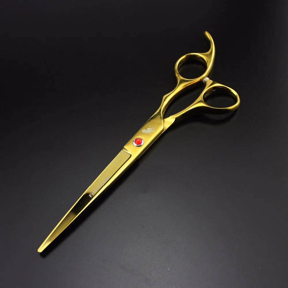 7 inch pet gold scissors set straight scissors and curved scissors thinning hair cutting hair 4 pieces combination
7 inch pet gold scissors set straight scissors and curved scissors thinning hair cutting hair 4 pieces combination