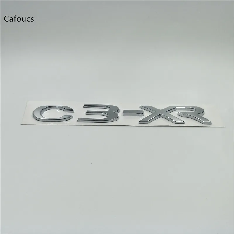Фото Для Citroen C3 XR сзади эмблемы буквы аксессуары для стайлинга - купить