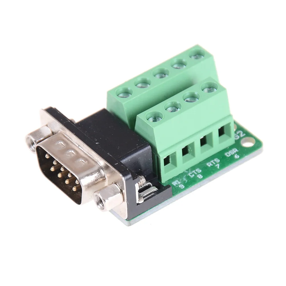 DB9 connector Terminal Module RS232 RS485 Adapter Signals Interface Converter Male COM D sub 9Pin New Arrival | Обустройство дома