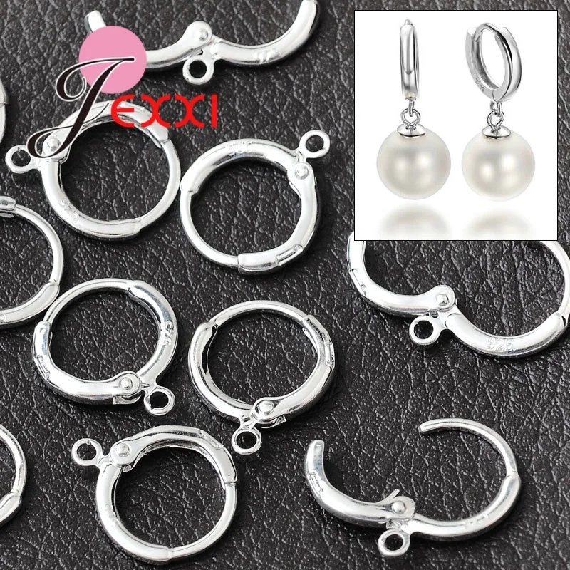 50PCS/lot 925 Sterling Silver DIY Jewelry Findings Lever Back Clips Ear Hooks Earrings Findings For Components
50PCS/lot 925 Sterling Silver DIY Jewelry Findings Lever Back Clips Ear Hooks Earrings Findings For Components