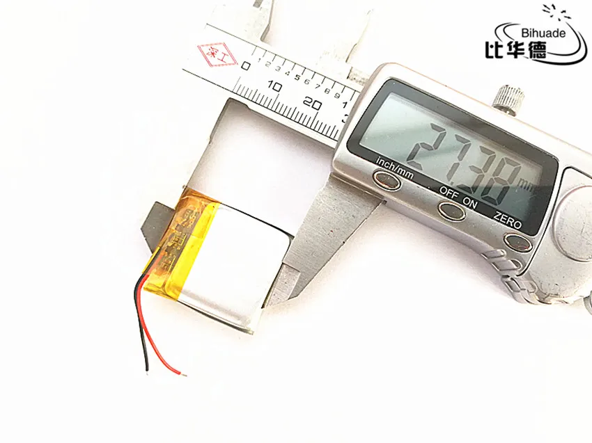 1pcs 3.7V 280mAh 502527 Lithium Polymer Li-Po Rechargeable Battery For DIY Mp3 GPS
1pcs 3.7V 280mAh 502527 Lithium Polymer Li-Po Rechargeable Battery For DIY Mp3 GPS