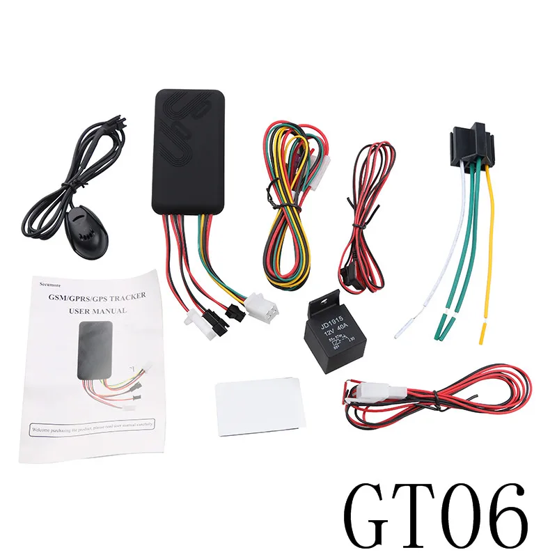 

GPS Tracker SMS GSM GPRS GT06 Monitor Locator Remote Control For 12-24V Motorcycle Auto Google Link GPS Data High Speed Platform