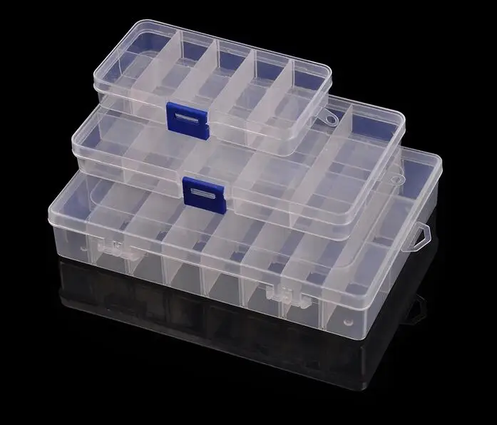 New Adjustable Plastic 10 -24 Compartment Storage Box Earring Jewelry Bin Case Container
New Adjustable Plastic 10 -24 Compartment Storage Box Earring Jewelry Bin Case Container