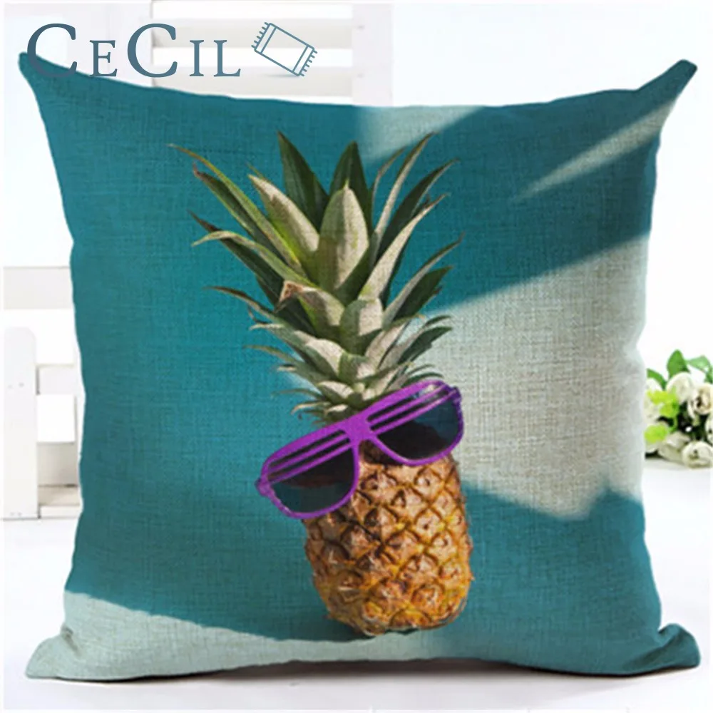 Fresh Fruit Comfortable Travel Pillow Case Golden Colorful Pineapple Pattern Light Decorative 45x45 Cushion Cover Cojines Sofa
Fresh Fruit Comfortable Travel Pillow Case Golden Colorful Pineapple Pattern Light Decorative 45x45 Cushion Cover Cojines Sofa