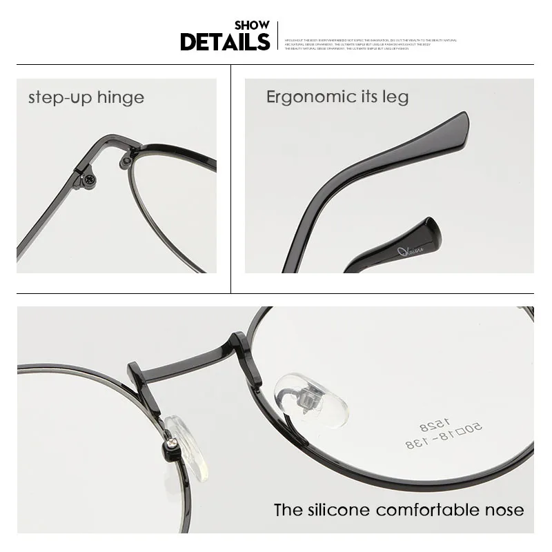 Women Retro Style Glasses Frame Vintage Plain Mirror Big Round Alloy Optical Frame Clear Lens Reading Glasses Oculos De Grau
Women Retro Style Glasses Frame Vintage Plain Mirror Big Round Alloy Optical Frame Clear Lens Reading Glasses Oculos De Grau