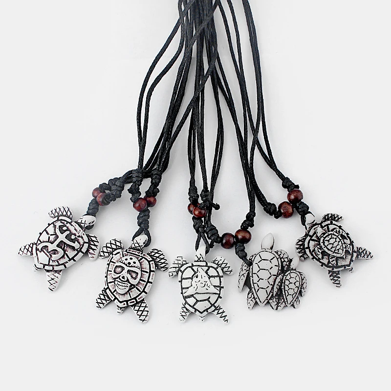 5pcs Mixed Styles White Ethnic Tribal Resin Faux Yak Bone Sea Turtle Surfer Pendants Necklace
5pcs Mixed Styles White Ethnic Tribal Resin Faux Yak Bone Sea Turtle Surfer Pendants Necklace